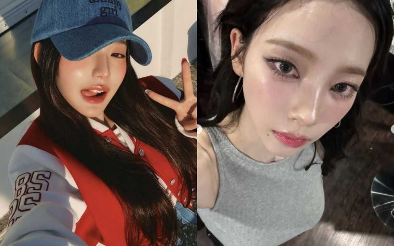 （圖／取自張員瑛IG、Karina IG）