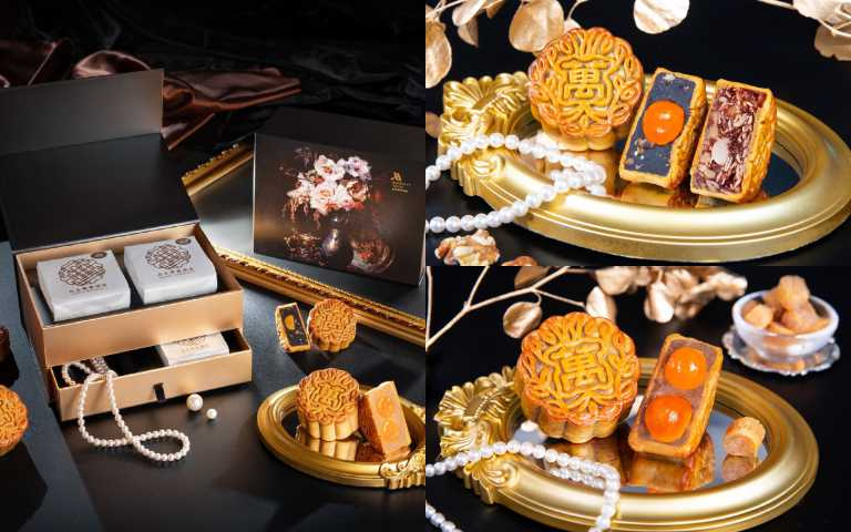 萬豪 詠月 手工廣式月餅禮盒六入裝/1,680元(圖/品牌提供)