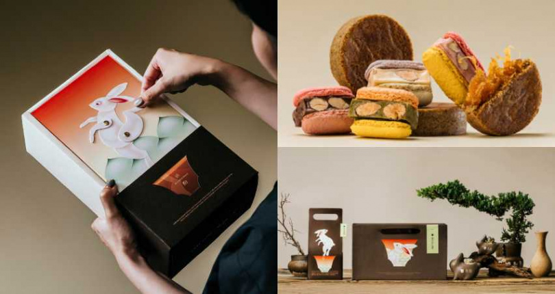 有肉x 小茶栽堂禮盒 滿月豐收/1,690元、月波漣漪/1,390元、月芽新綠/690元(圖/品牌提供)