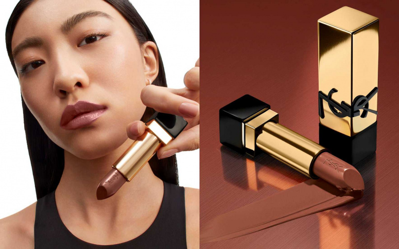 YSL奢華緞面唇膏#N16/1,650元(圖/品牌提供)