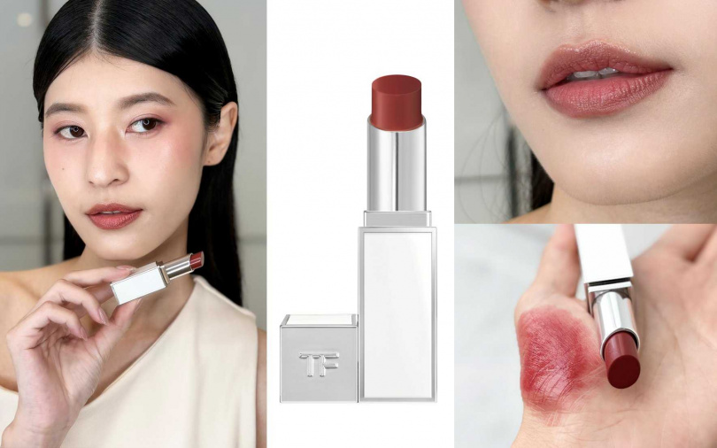 模特兒實擦#02高雅迷人的深邃磚紅色,為氣質加分!(圖/吳雅鈴攝)