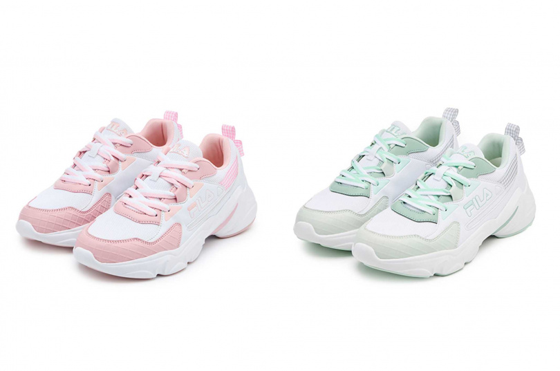 FILA緞帶蛋糕老爹鞋/2280元(圖/品牌提供)