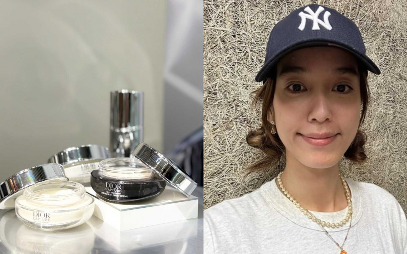 迪奧的逆時活氧系列自推出以來便獲得眾多好評，連陳庭妮都說私下最愛用它們來幫肌膚做有氧運動！（圖／吳雅鈴攝、取自陳庭妮IG）