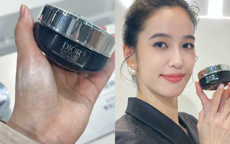 迪奧 逆時活氧膠原晚霜 50ml／5,100元、填裝瓶／4,300元（圖／廖怡婷 攝）