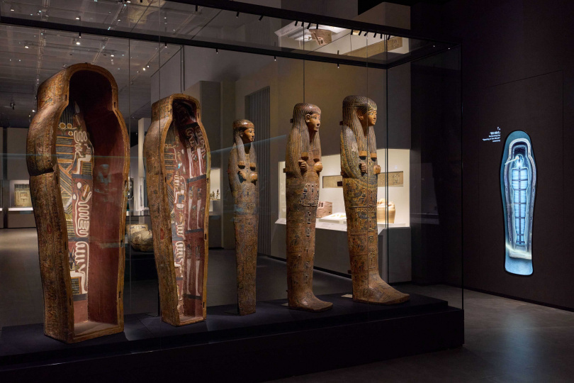 香港故宮舉辦「古埃及文明大展─埃及博物館珍藏」,展出逾250件埃及文物瑰寶,呈現香港歷來最大規模的埃及文物展。(圖/香港故宮提供)