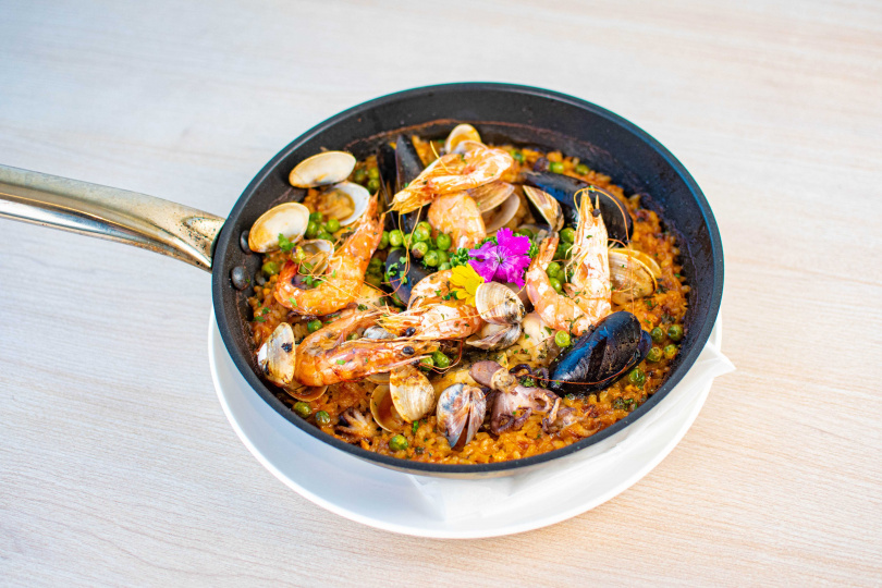 人氣必點西班牙著名國菜-海鮮燉飯（Paella de marisco）