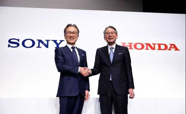 日前本田及索尼宣布共同開發電動車合作