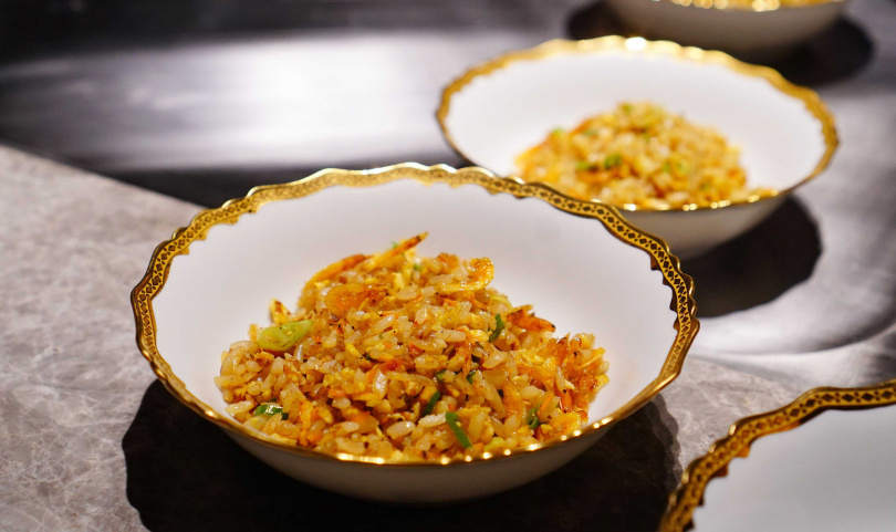 「經典炒飯」的亮點是炸酥的櫻花蝦，為粒粒分明的炒飯增添不少香氣。