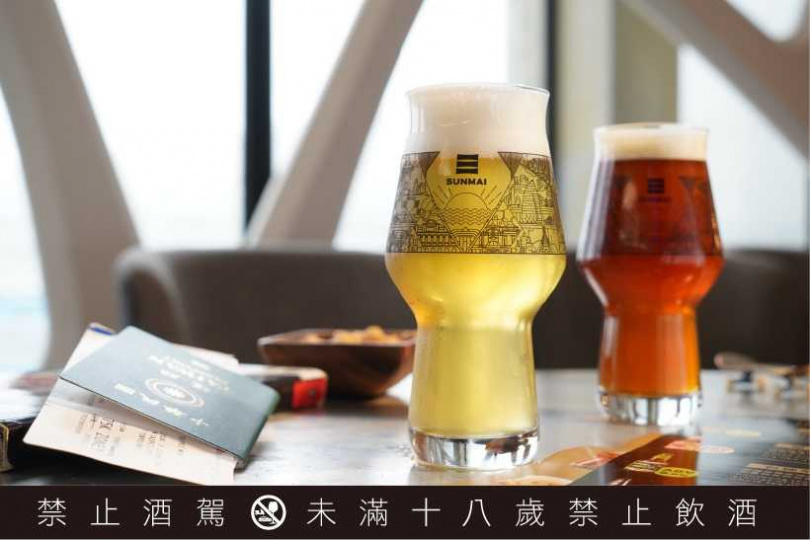 SUNMAI金色三麥明星酒款「蜂蜜啤酒」、充滿台灣特色的「包種茶啤酒」等，都會在「SUNMAI BAR 航站一店」提供。（圖／SUNMAI金色三麥提供）