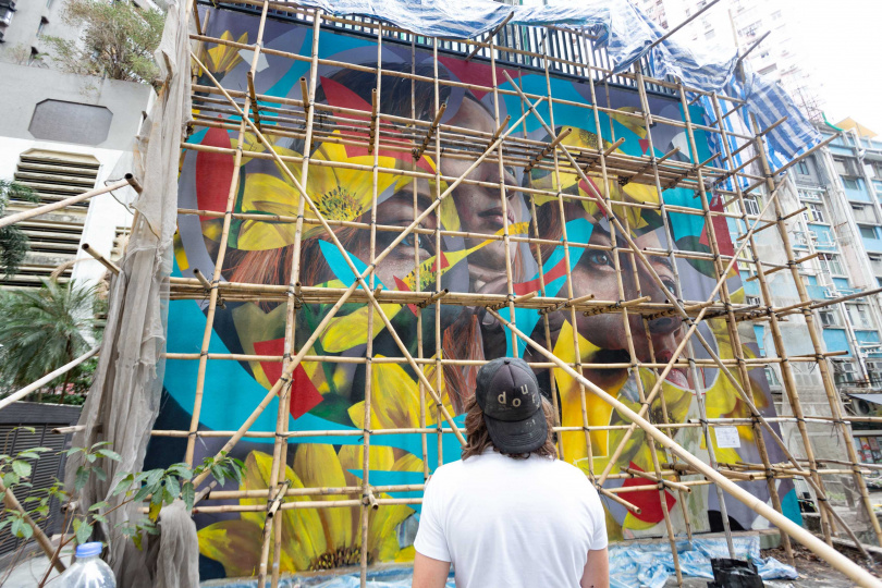 HKWALLS街頭藝術節期望透過壁畫、社區工作坊等創作與活動,為香港的社區帶來新生。(圖/HKWALLS提供)