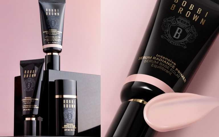(左)Bobbi Brown 冬蟲夏草底妝家族。(右)Bobbi Brown 冬蟲夏草精華亮膚持妝乳 SPF24 PA++ 玫瑰粉色 40ml / 2,150元（圖／品牌提供）