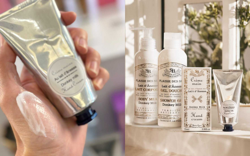 聖朵波緹法式香氛快閃櫃進駐統一百貨，限時一個月，揭開「白色黃金」奢養秘密。（圖／吳雅鈴攝、品牌提供）