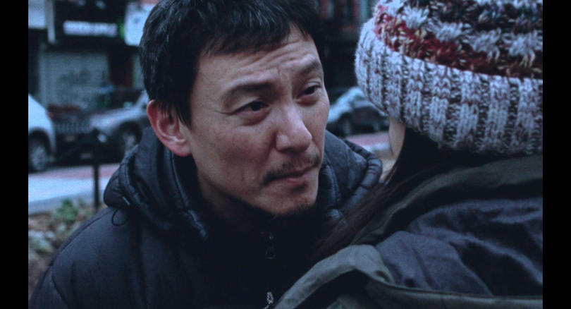 張震在片中焦急找回走失女兒後，導演提醒他「不要用責罵去表現愛」。（圖／甲上提供）