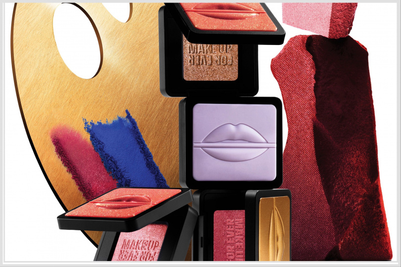 MAKE UP FOR EVER藝術大師恣意玩色眼影,單顆900元,全系列23色、三種質地。(圖/品牌提供)