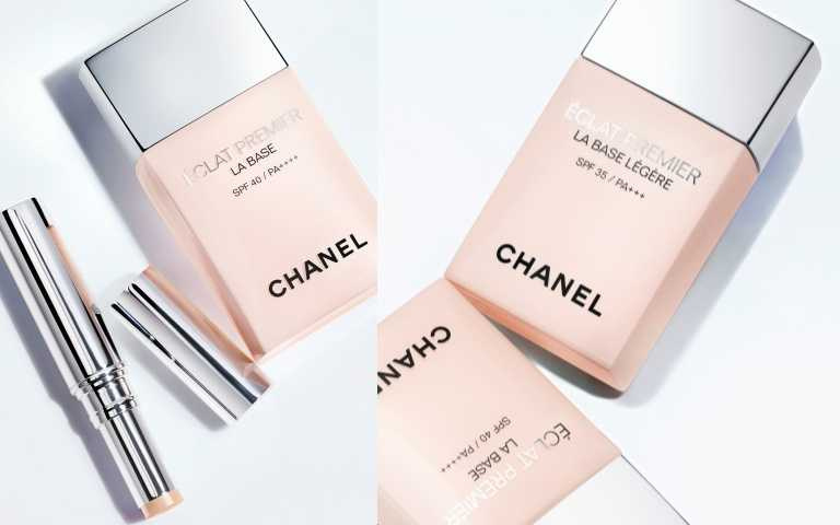 香奈兒初生光采透亮妝前乳 SPF 40/PA++++ 玫瑰,香奈兒初生光采輕盈透亮妝前乳 SPF 35/PA+++ 玫瑰/2,600元。(圖/品牌提供)