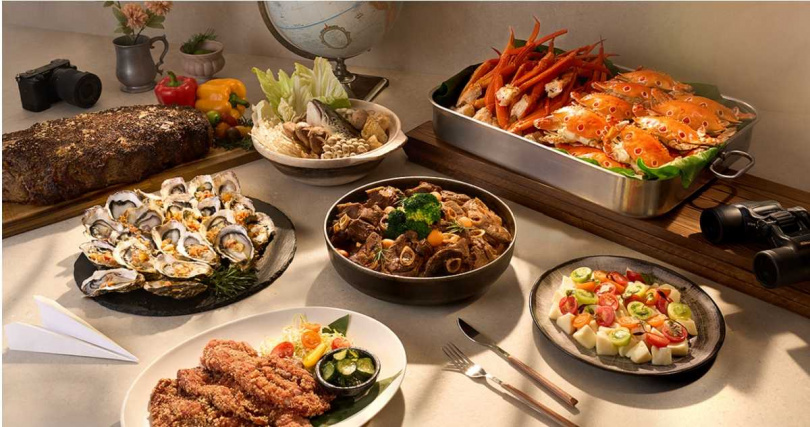 MJ Kitchen假日下午茶菜色升級，萬豪旅享家會員還可享限時800元優惠價。（圖／台北國泰萬怡酒店提供）