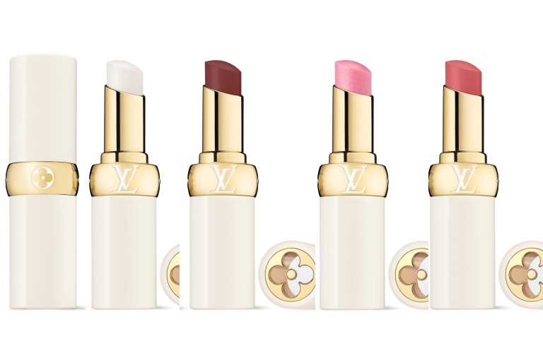LV Baume 潤唇膏 5,000元／補充芯 2,100元(左起#00、#051、#030、#020)（圖／品牌提供）