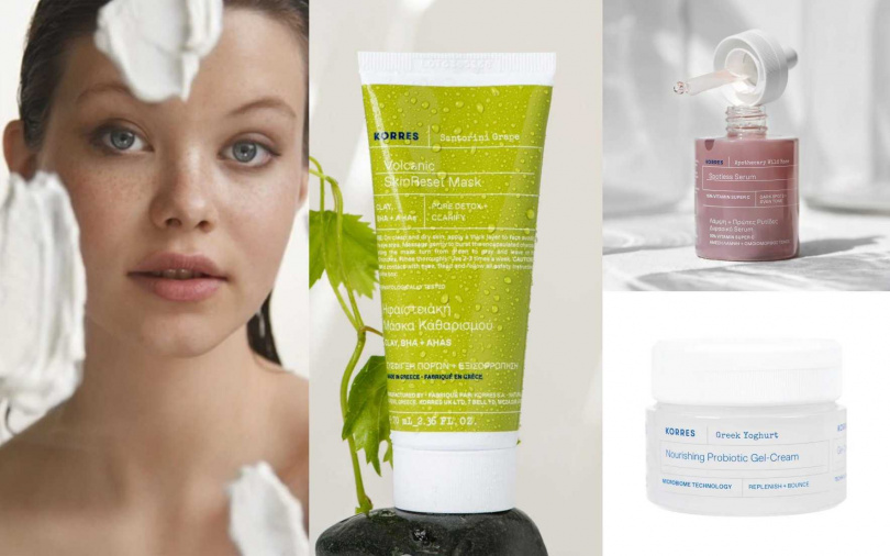 KORRES每一滴保養品皆承載著對土地的尊重與對大自然的熱愛，嚴選希臘在地植物與草本精萃，於六大實驗室中細緻調配，確保成分純粹、高效且溫和。（圖／品牌提供）