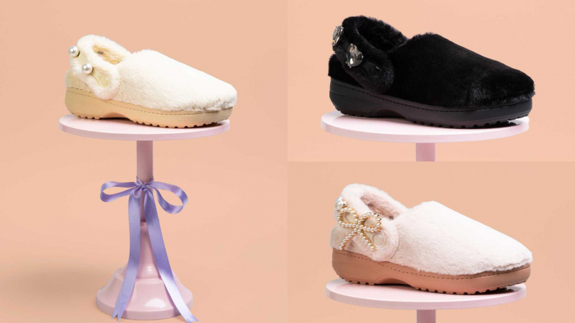 Crocs 經典雪絨洞洞鞋／1980元（圖／品牌提供）