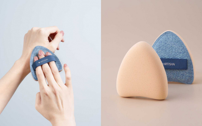 ARTISAN粉勻貼牛仔舒芙蕾粉撲／160元（圖／品牌提供）