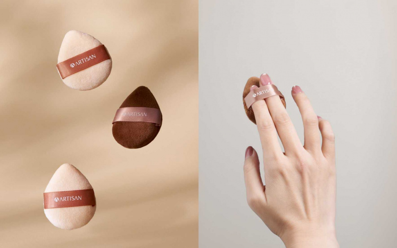 ARTISAN小雨滴植絨蜜粉撲／110元（圖／品牌提供）