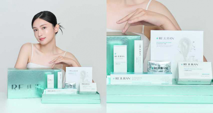 REJURAN Skincare Collection麗珠蘭保養品禮盒 快閃店限定優惠價／8,800元，內含：肌底喚膚修護面膜、肌底喚膚輕潤乳液、肌底喚膚眼部精華凝膠、肌底喚膚修護乳霜、防曬精華乳各1只。（圖／品牌提供）
