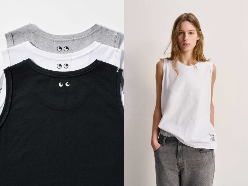 T3SLEEVELESS 無袖T恤/390元(圖/品牌提供)