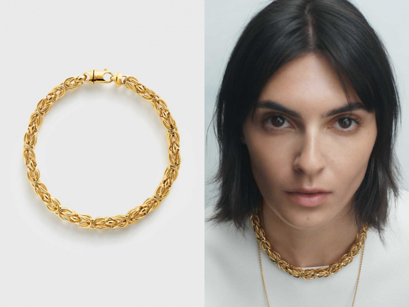 TOTEME Byzantine Collar Necklace 鎖骨鏈/24,680元(圖/品牌提供)