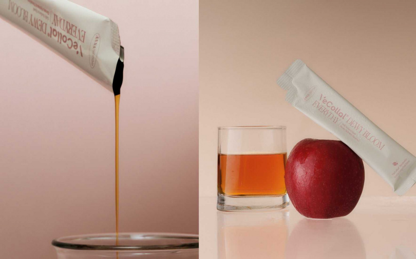 ANNAEVERYDAY純素超微胺基酸⽔光⽩雪飲25ml*30包／⺟親節限定優惠4盒組62折4,099元、2盒組69折2,299元（圖／品牌提供）