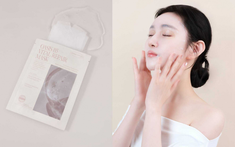 ANNAEVERYDAY舒源綠洲B5煥能修護⾯膜25ml*5片／母親節限定優惠5盒組51折1,980元（圖／品牌提供）