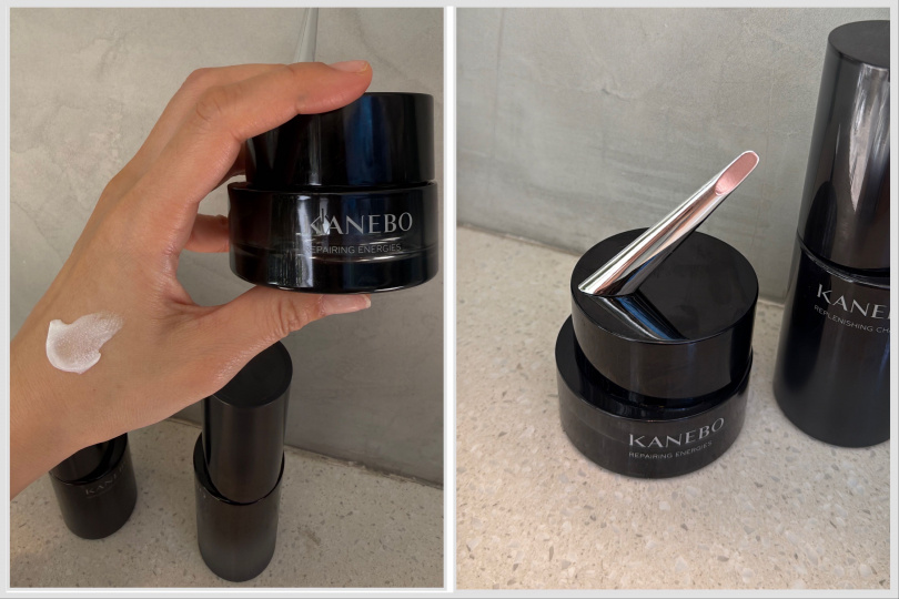 KANEBO凝萃潤光霜50g/11,000元、補充瓶50g/10,000元。(圖/品牌提供)