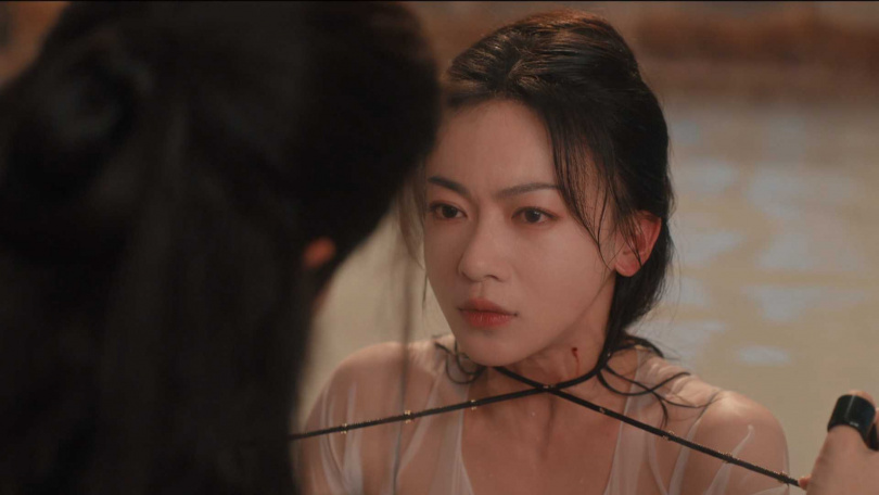 吳謹言勒脖戲讓劉學義相當敬佩。（圖／中天提供）