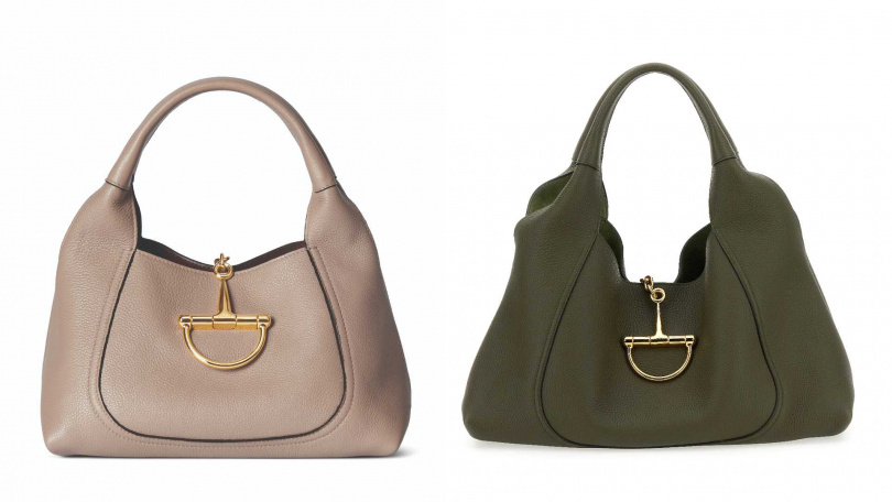 Gucci Softbit Small 手提包/99,300元,Softbit Large肩背包/115,800元(圖/品牌提供)