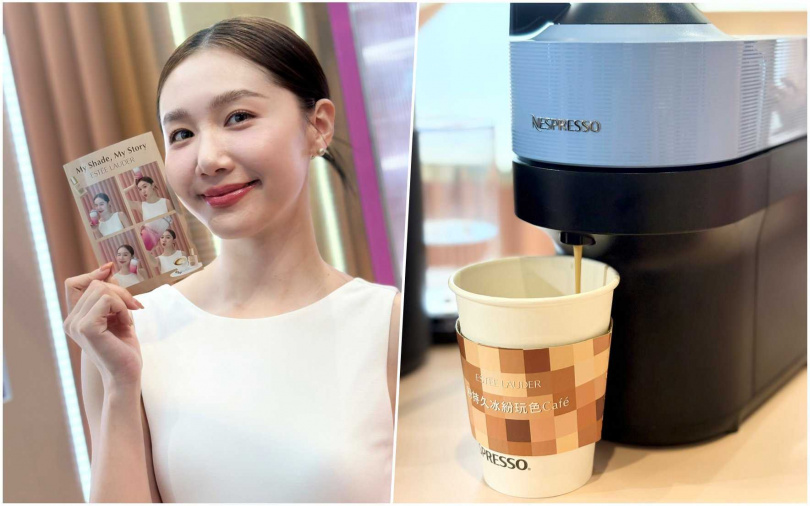 別忘了還能玩「人生四格拍貼機」、品嚐Nespresso聯名特調飲,不小心就在這裡待上一整天!(圖/吳雅鈴攝)