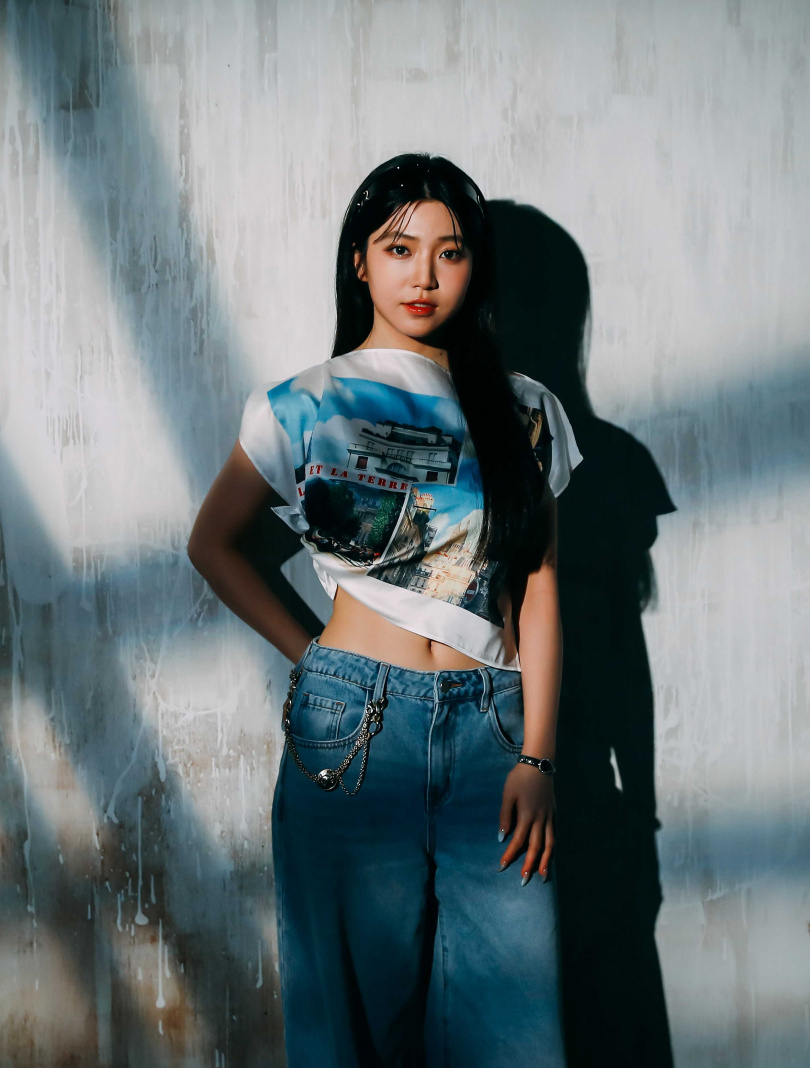 言芯期許自己能向偶像Jennie看齊。（圖／侯世駿攝）