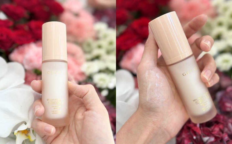 GUCCI絲潤柔光妝前乳／2,250元（圖／吳雅鈴攝）