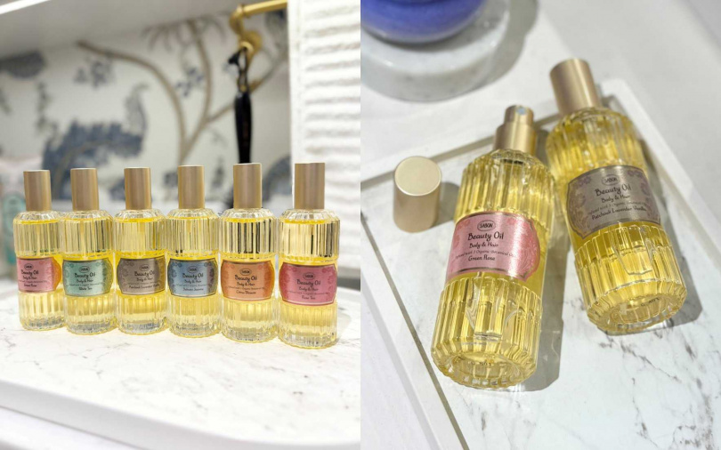 SABON保濕光萃油100ml／1,880元（圖／吳雅鈴攝）