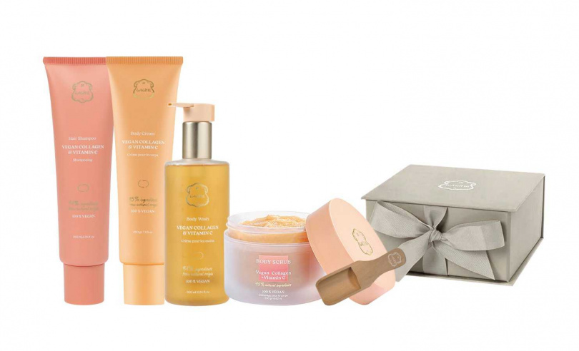 Laline膠原蛋⽩維C光澤肌禮盒／優惠價4,580元（圖／品牌提供）