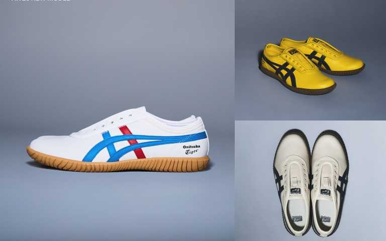 圖說:Onitsuka Tiger成功區分世代,成為最成功的復古潮鞋品牌。這三款是SUNAHIKI SLIP-ON經典拔河鞋。(圖/品牌提供)