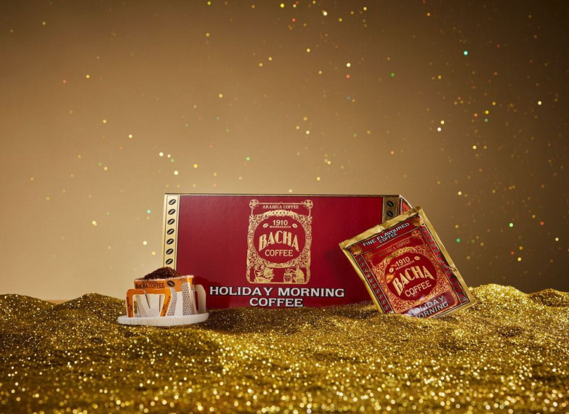 Bacha Coffee 假日早晨掛耳咖啡袋禮盒 25入／1,700元。（圖／品牌提供）