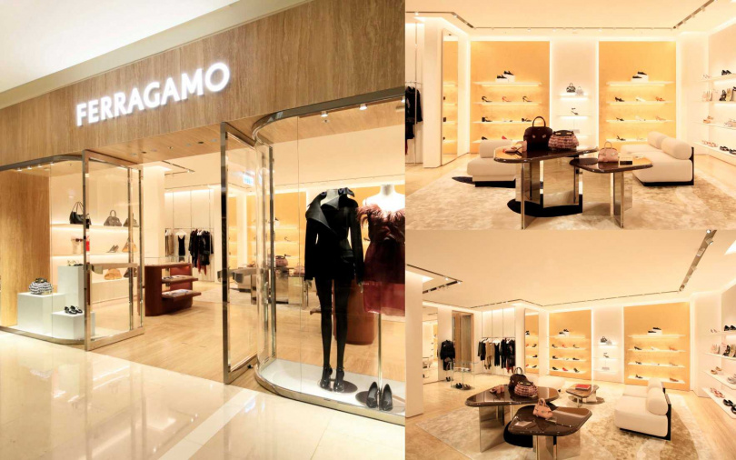 店內陳設有與全球同步展示的Ferragamo 2024秋冬最新且齊全的男女服裝、配件系列及香水系列等全系列商品，絕對能滿足所有來訪賓客的購物需求。（圖／品牌提供）