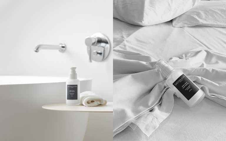 夜間專用修護，海洋絲柔科技高效滋養、快速吸收不沾枕，修復冷氣房造成的乾澀。SACHAJUAN 夜間深層修護精華 100ml / 1,780元（圖／品牌提供）