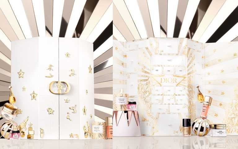 《迪奧2025聖誕倒數月曆》/23,000元(內含24款妝香保養驚喜)。(圖/品牌提供)