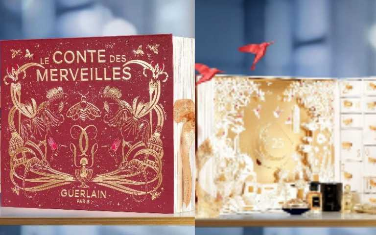 Guerlain 嬌蘭 聖誕倒數月曆(台灣未販售)。(圖/品牌提供)