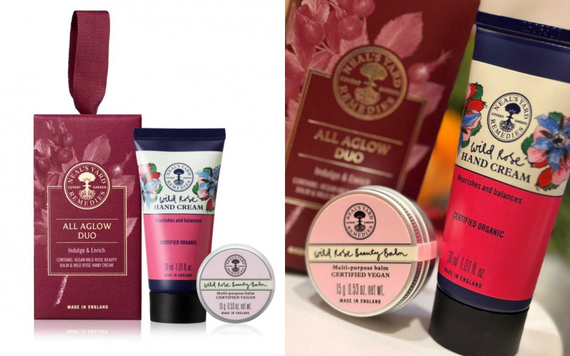 NEAL’S YARD REMEDIES野玫瑰煥亮禮盒／980元（圖／吳雅鈴攝、品牌提供）