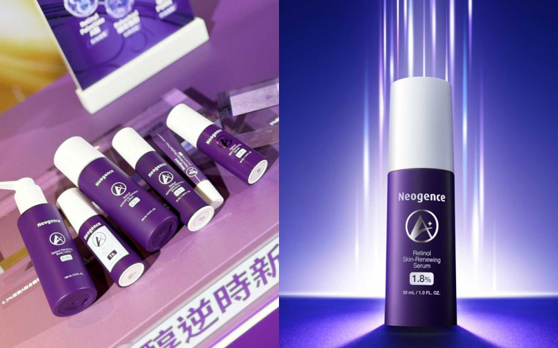 「A醇逆時新生系列」全系列導入品牌獨家5A+1完美抗老配方,降低刺激帶來的不適風險。(圖/吳雅鈴攝、品牌提供)