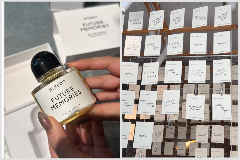 BYREDO《未來之憶淡香精》×重本書店期間限定活動8月13日至8月17日登場。(圖/品牌提供)