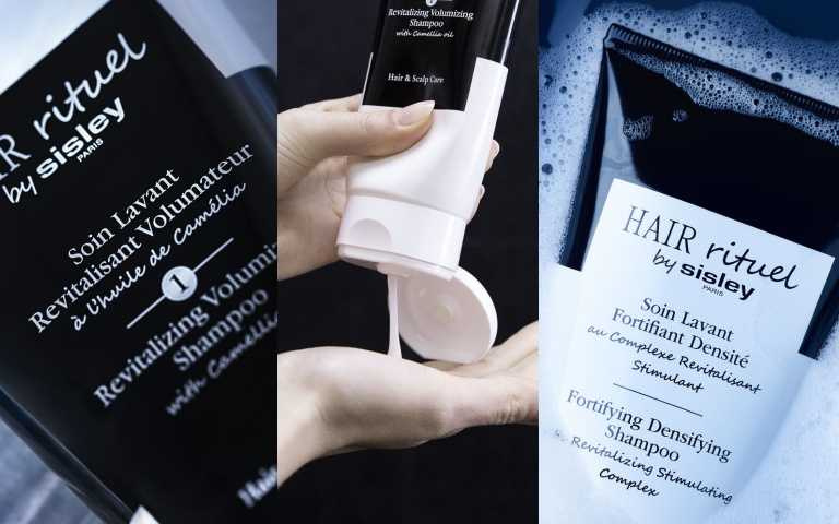 Hair Rituel賦活重升豐盈洗髮精 200ml/2600元;賦活重升濃密洗髮精 200ml/2600元(圖/品牌提供)。