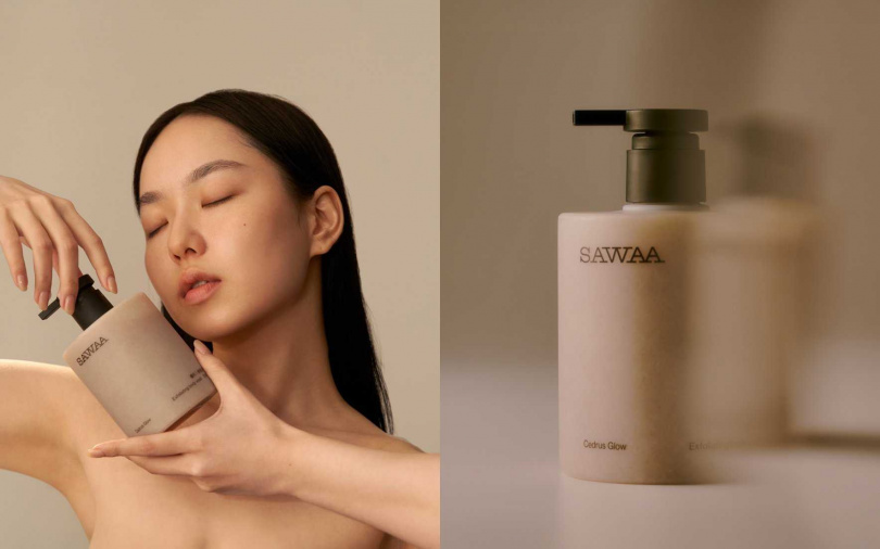 推薦可搭配「暖杉｜身體去角質沐浴露」交替使用，讓老廢角質乖乖代謝掉，肌膚細緻度UPUP，不管跟他的距離靠再近也不怕。（圖／品牌提供）