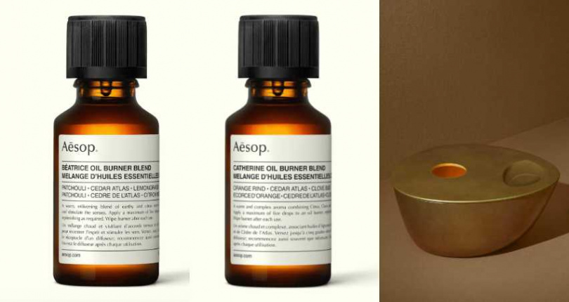 Aesop 凱薩琳薰香油 25ml／1,300元、Aesop 碧翠絲薰香油 25ml／1,300元（圖／品牌提供）